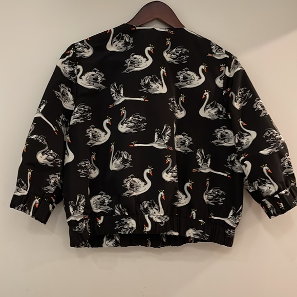 Manasky: Black swan queen cropped jacket - Picture 4 of 5